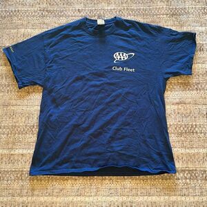 Aaa size XL unisex Company t shirt blue t shirt